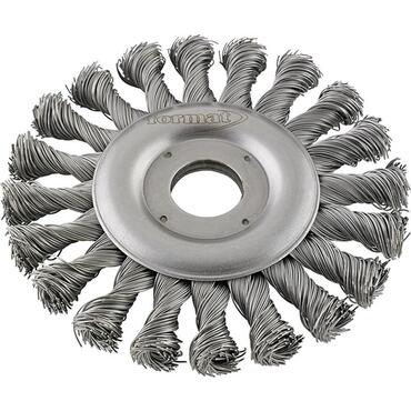 Rotating steel wire brush, twisted type 7020